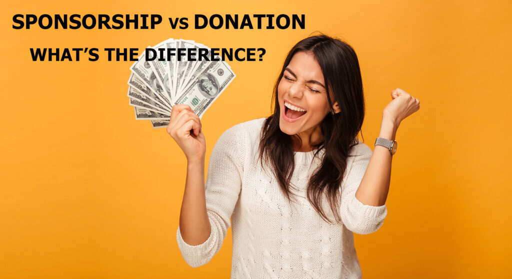 Sponsorship vs Donation